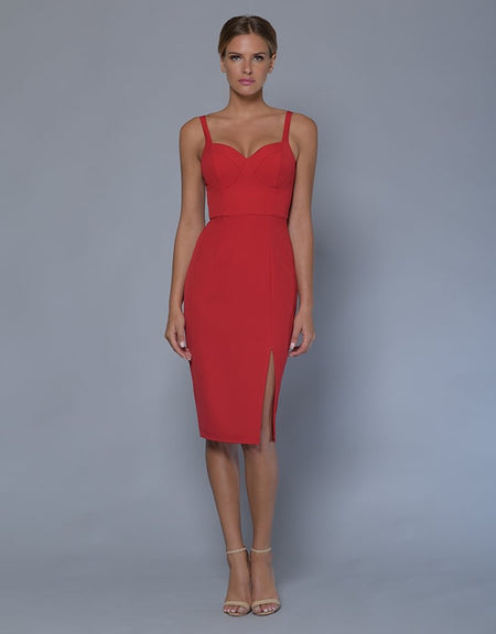 Stand Out V-Neck Bodycon Dress