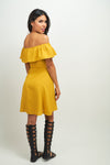 Off the Shoulder Courtney Dress - Eighty7 Boulevard 