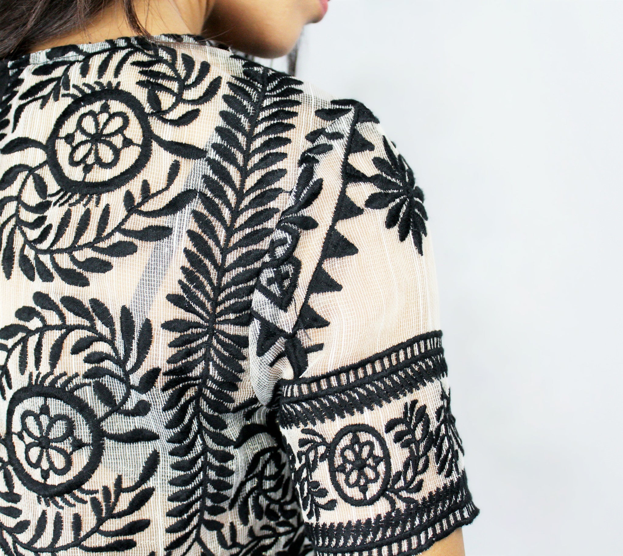 Aztec Lace Top – Eighty7 Boulevard